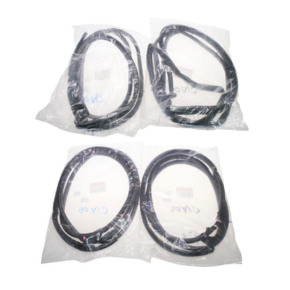 Set of 4 Door Weatherstrips for Honda Civic 8th Gen (2006–2010)