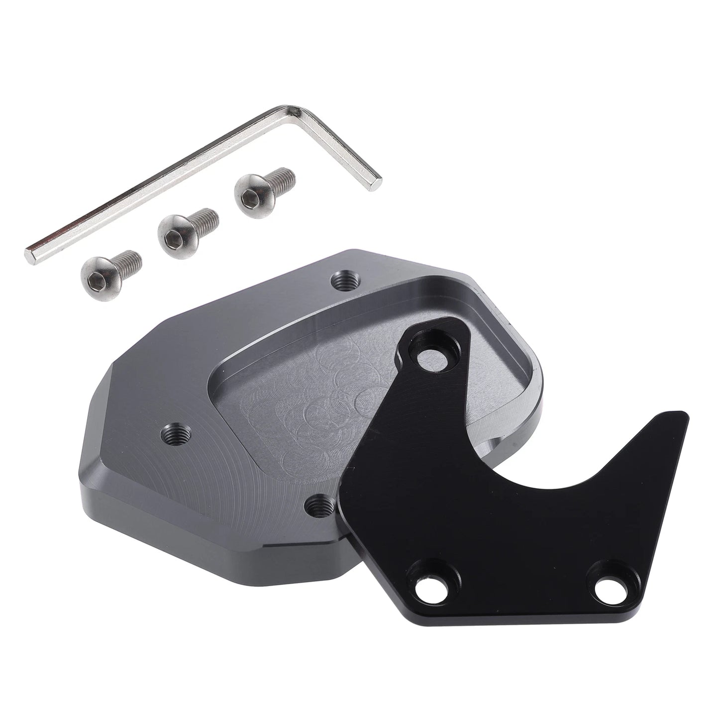 Set of 1 Aluminum Alloy Kickstand Plate Pad for Honda CB125R (2018–2023)