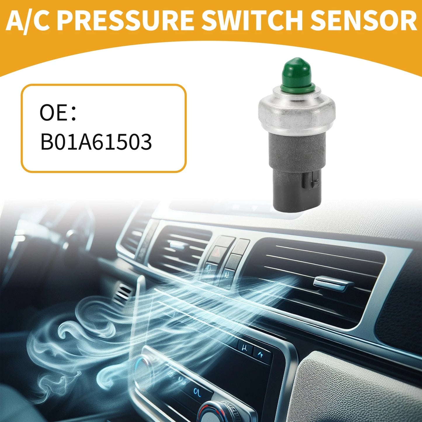 A/C Pressure Switch Sensor for Honda Odyssey (1999–2002) No.B01A61503