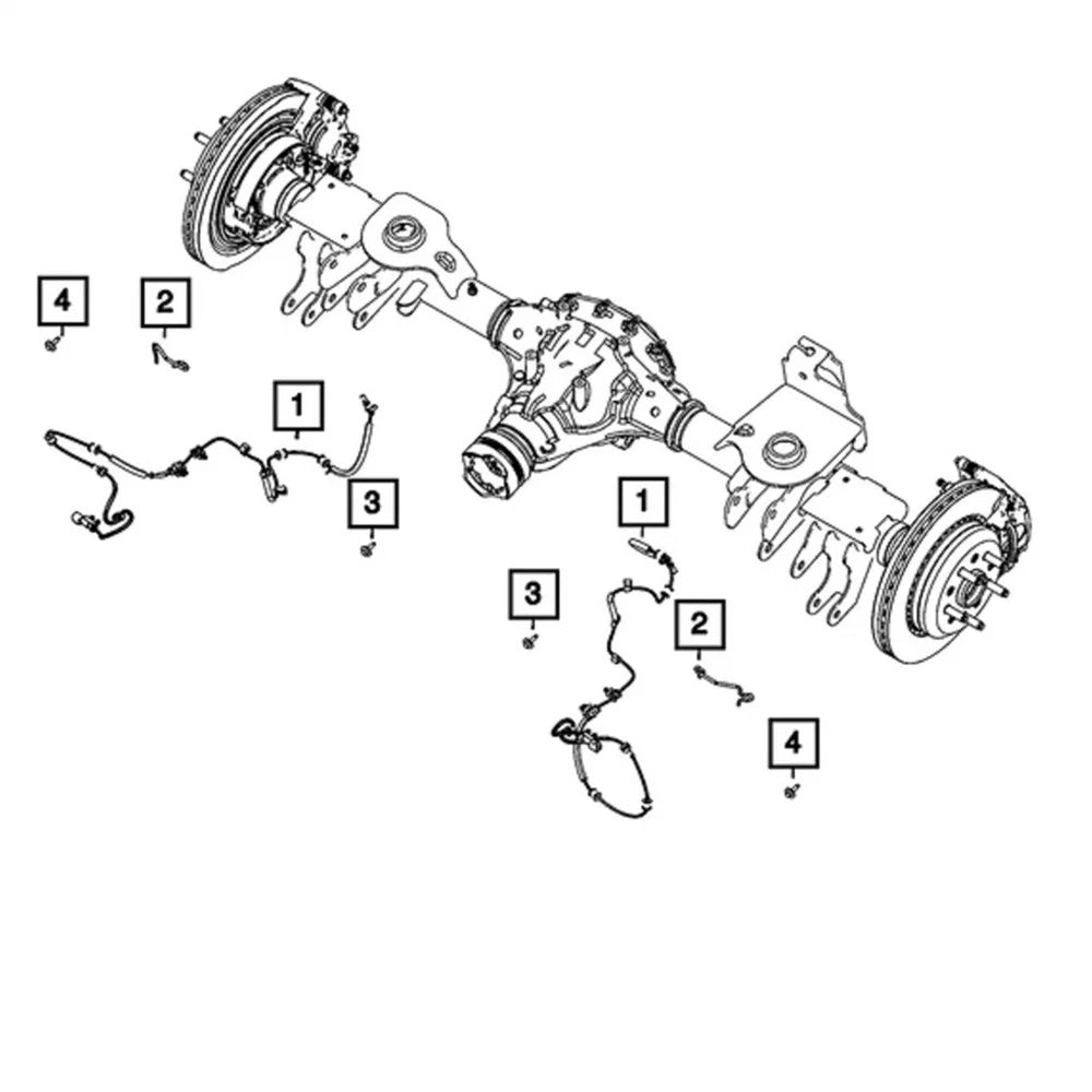 Rear Wheel Speed Sensor for Jeep Gladiator (2020-2025)