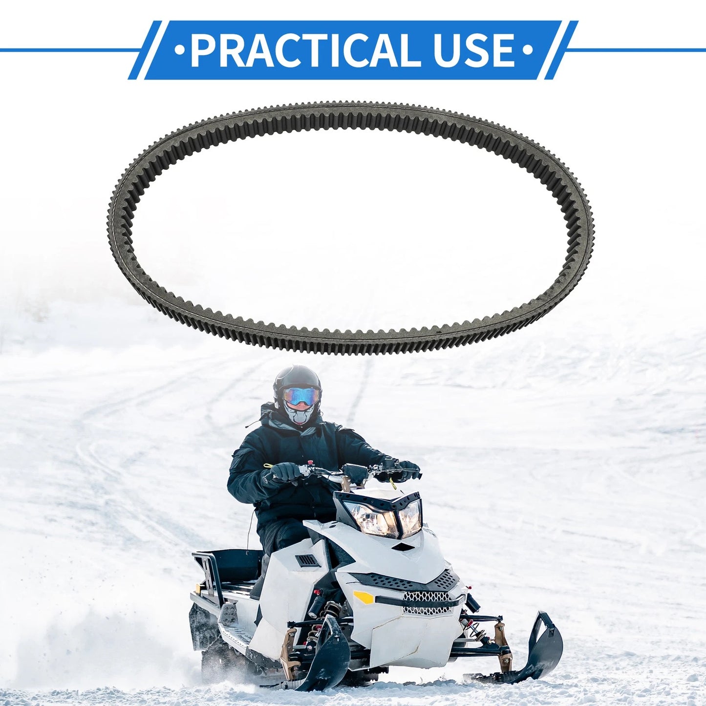 Drive Belt for Arctic Cat Z370 (1999–2007) Wear-Resistant V-Belt