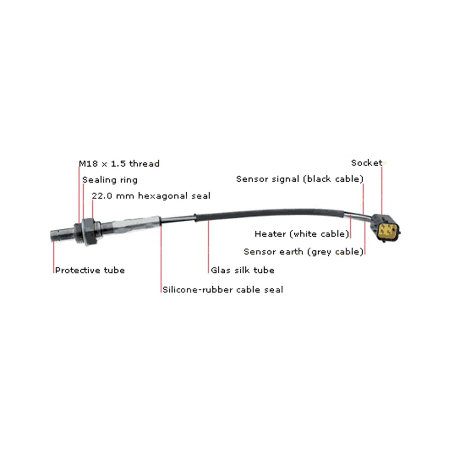 Oxygen O2 Sensor for Nissan Skyline R33, Pulsar N14 N15 (1995–1999)