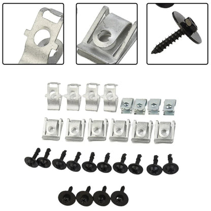 28PCS Undertray Clips Fitting Kit for A4 B8 A5 8T (2008–2016)