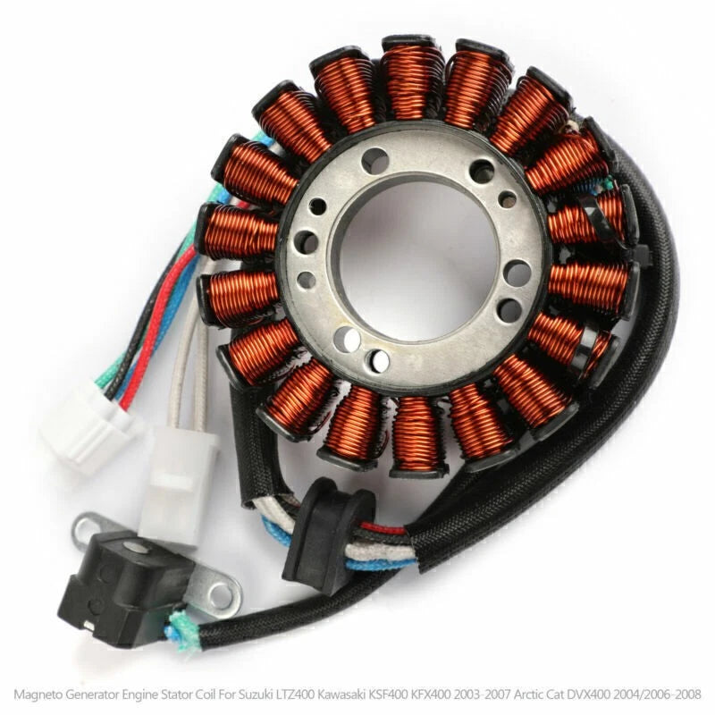 Magnetic Generator Stator Coil for Kawasaki KFX400, KSF400 (2003–2006)