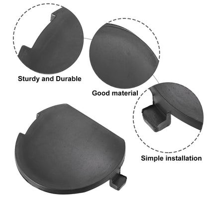 Tow Eye Hook Cover Cap for Mazda 3 Axela (2014–2016) Black 1pc