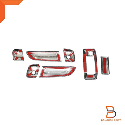 7 x Chrome Door Handle Cover Trim for Toyota Hiace Commuter (2005-2019)
