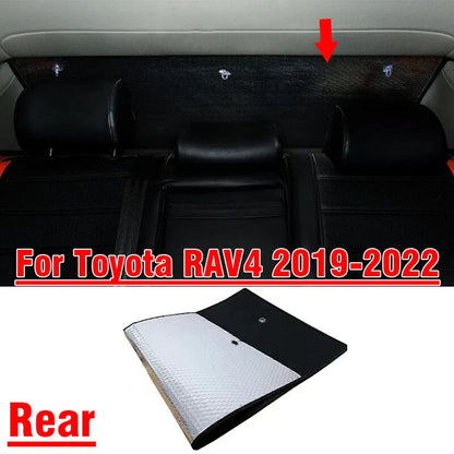 Rear Windshield Privacy Sunshade Cover for Toyota RAV4 (2019–2022)