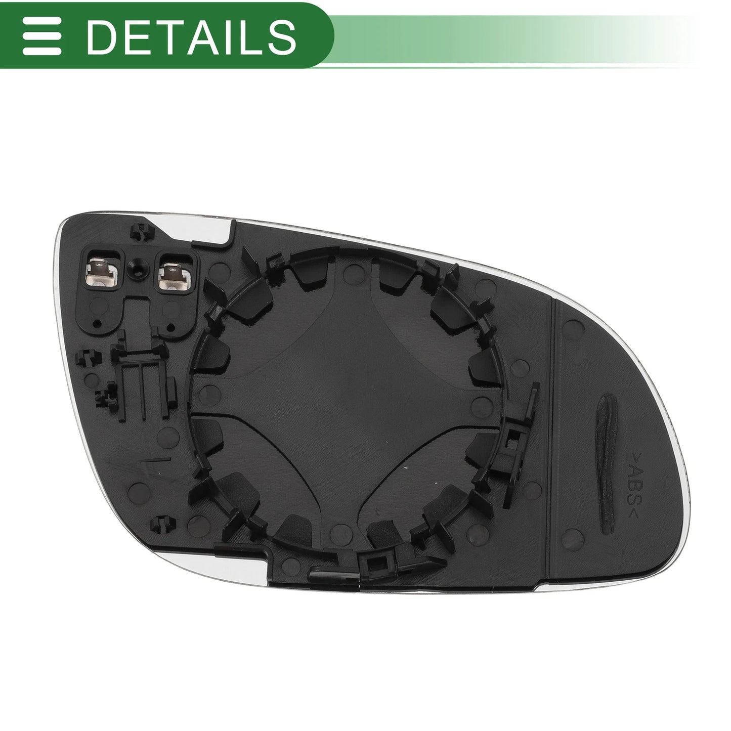 Heated Left Side Mirror Glass for Audi A8 (2002–2008)