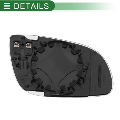 Heated Left Side Mirror Glass for Audi A8 (2002–2008)