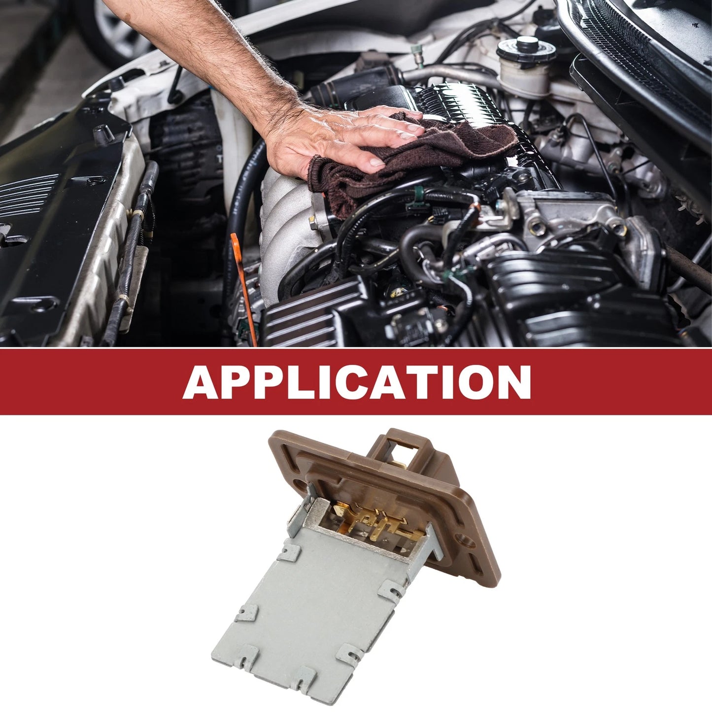 HVAC Blower Motor Resistor No. 9703508000 for Kia Soul (2009–2013)