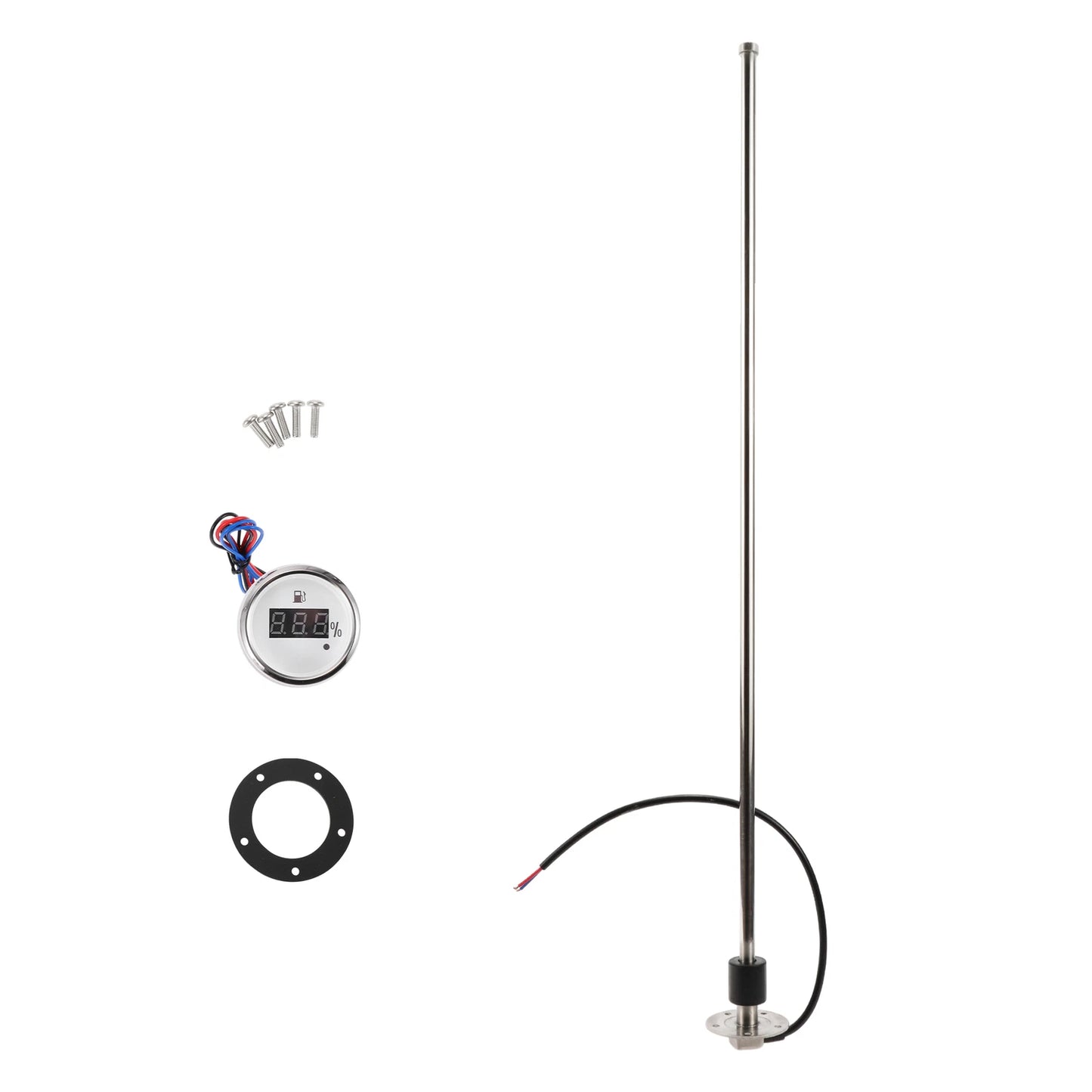 Fuel Sending Unit and Gauge Kit 240-33 Ohm for Boat Car Truck (32.01")