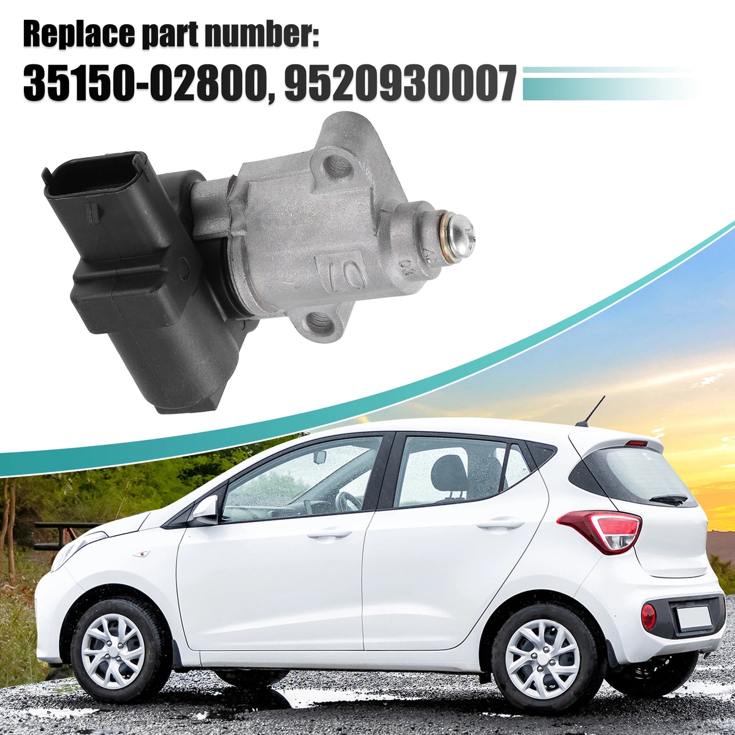 Idle Air Control Valve IAC for Hyundai Matrix, Kia Picanto (2001–2011) 35150-02800
