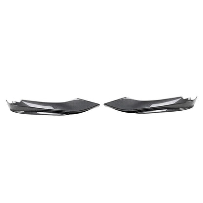 Carbon Front Bumper Lip Splitter Side Air Vent Covers for BMW 4-Series (2014-2020)