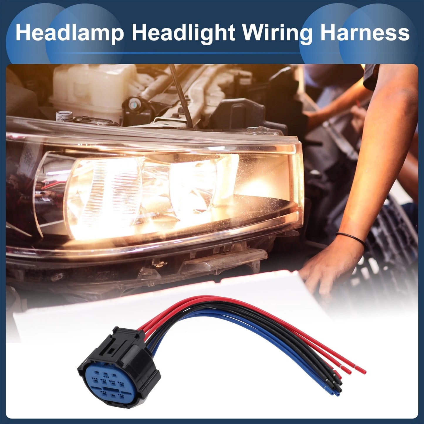 Headlight Wiring Harness Assembly for Hyundai Elantra (2017–2018) No.HP40610021
