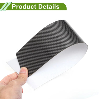 6 x Pillar Window Trim for Chevy Equinox (2005-2009) Carbon Fiber Black