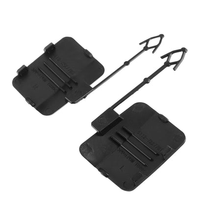 Pair Rear Left Right Bumper Tow Eye Hook Cap for BMW X5 Black