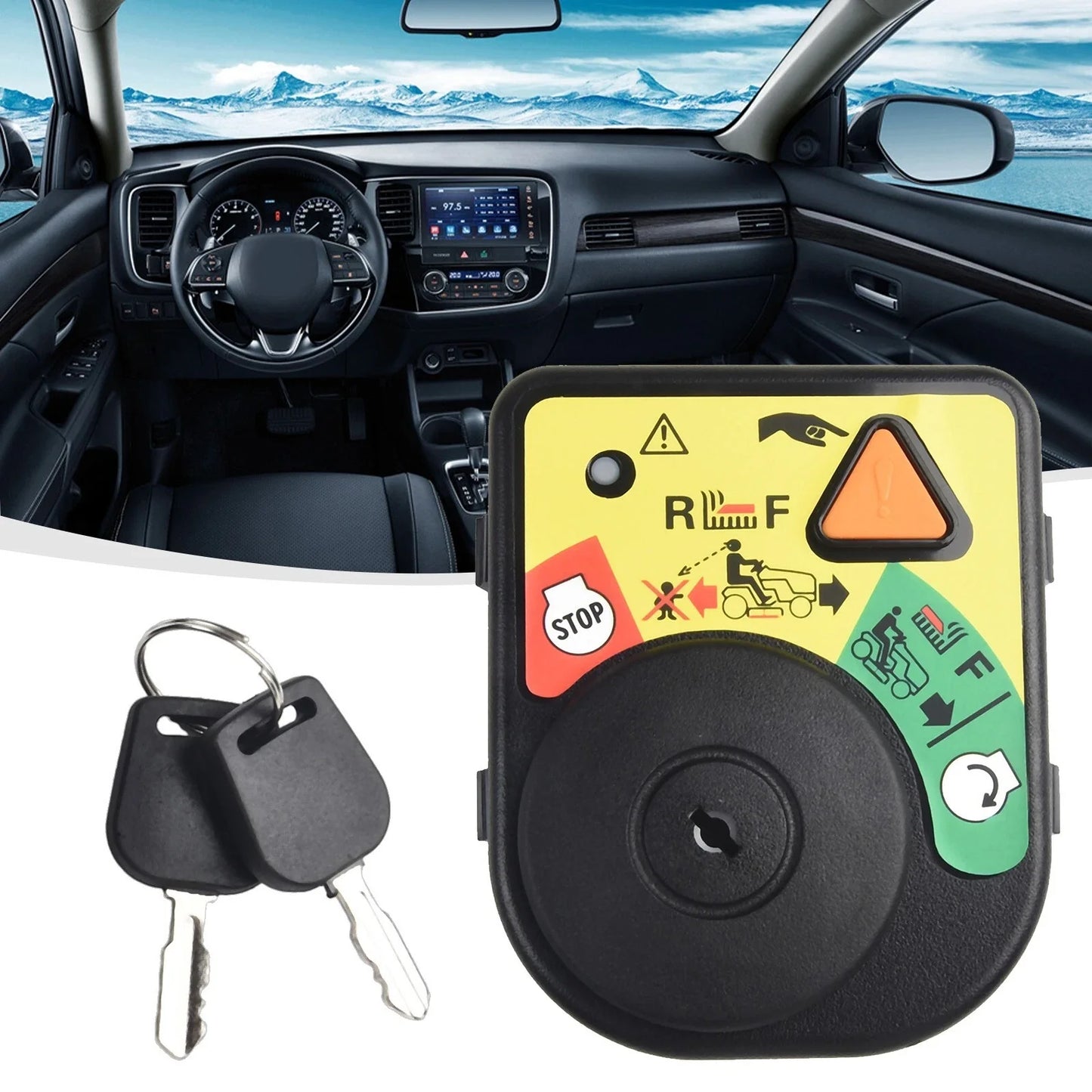 Key Ignition Switch for Riding Mowers