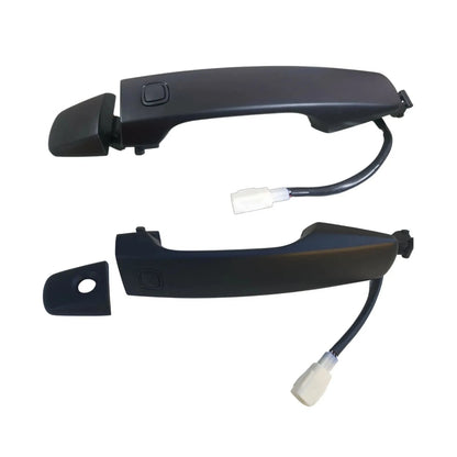 Set of 2 Outer Door Handles for Toyota Landcruiser (2007–2021) Black