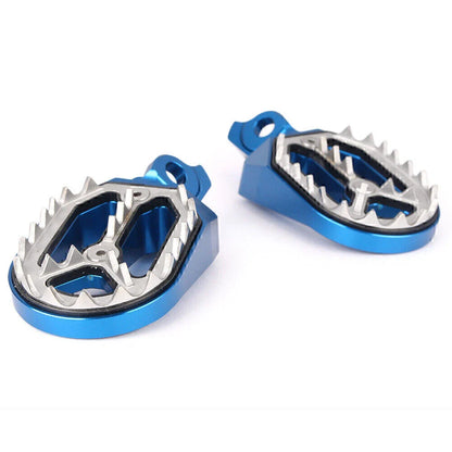 Aluminum Footpegs  Footrests Blue for Suzuki RMZ250 RMZ450 (2010-2015)