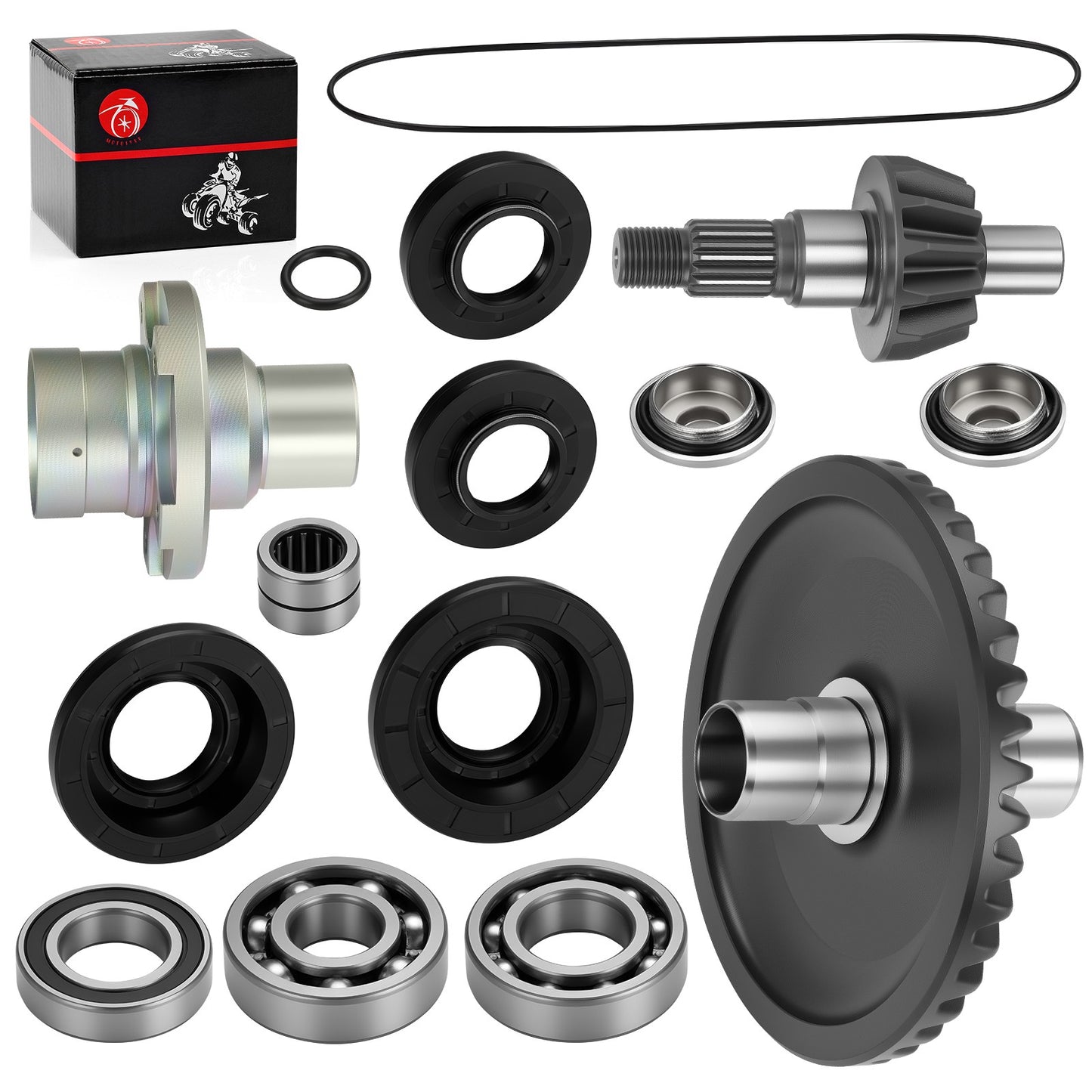 Rear Differential Gear Ring Pinion Joint Kit for Honda Rincon 650 680 (2003–2014)