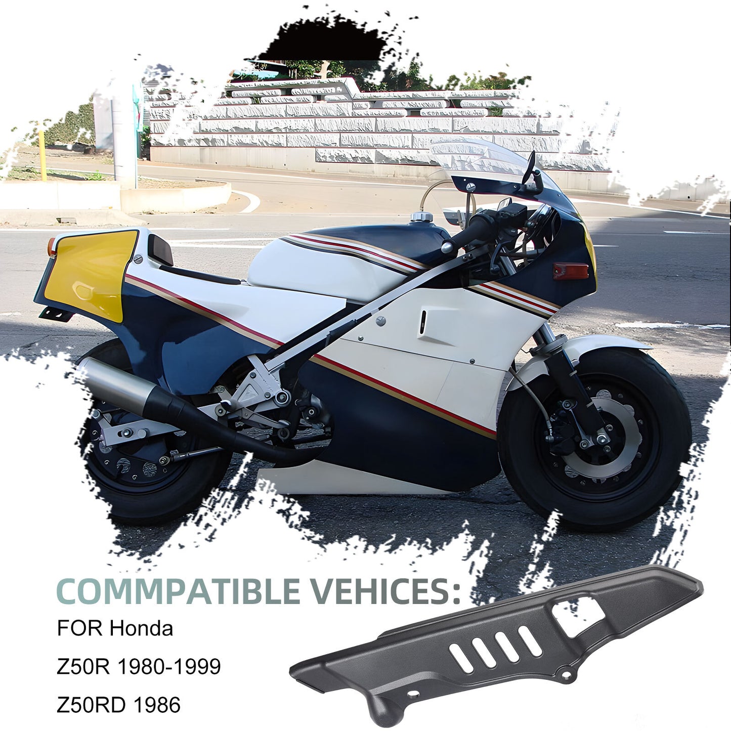 Drive Chain Case Cover Guide for Honda Z50R (1980–1999)