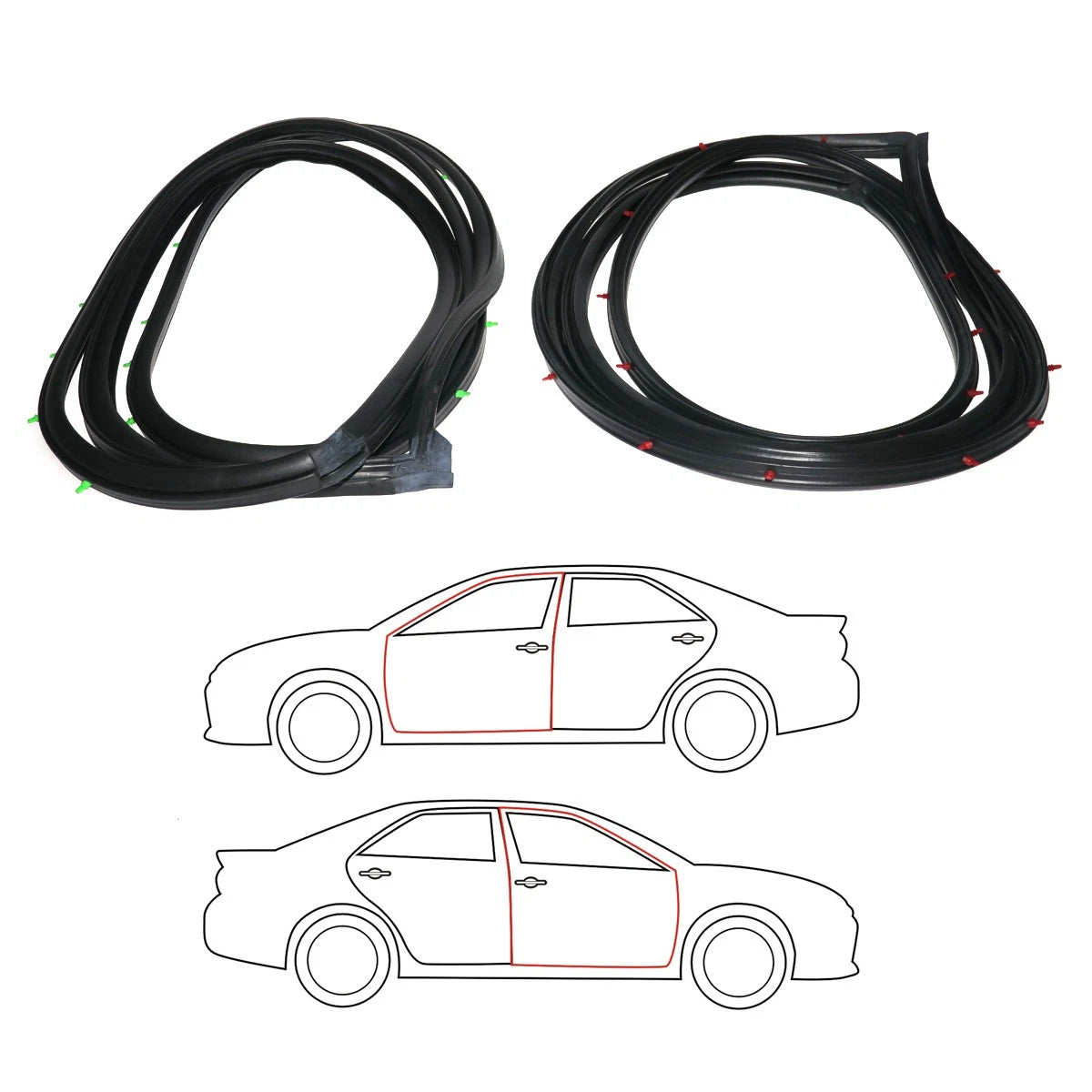 Weatherstrip Set for Suzuki Vitara Sidekick (1999–2004)