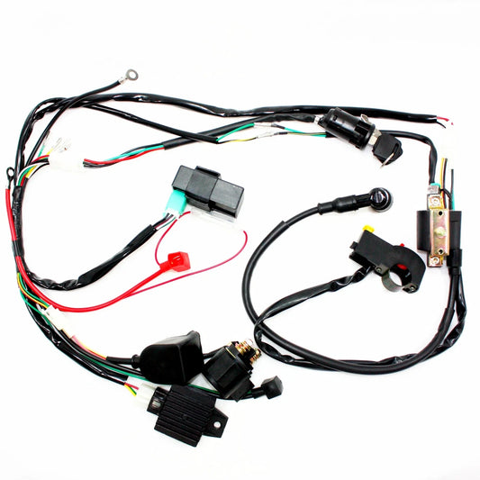 Electric Start Engine Wiring Harness Loom for 125cc 150cc PIT PRO DIRT BIKE