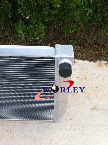 Aluminum Race Radiator for Ford Falcon V8 6cyl (XC XD XE XF) 52mm 2 Row