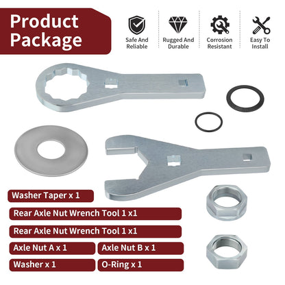 Set of 2 Rear Axle Nut Wrenches for Honda FourTrax 300 (1988–2000)