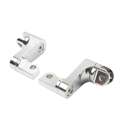 Rear Foot Pegs for Harley Sportster 883 1200 Dyna Fat Bob (2004–2023)