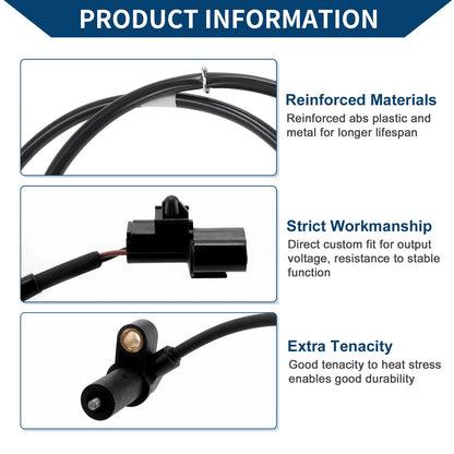 ABS Wheel Speed Sensor No.MR370932/970124 for Mitsubishi Eclipse