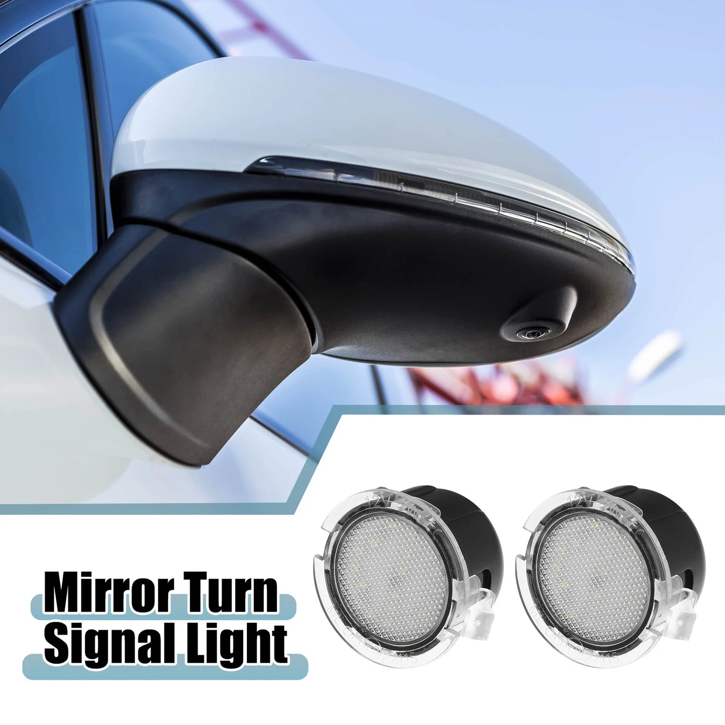 Set of 2 Mirror Turn Signal Lights for Toyota (2000–2023) 81880-0C010