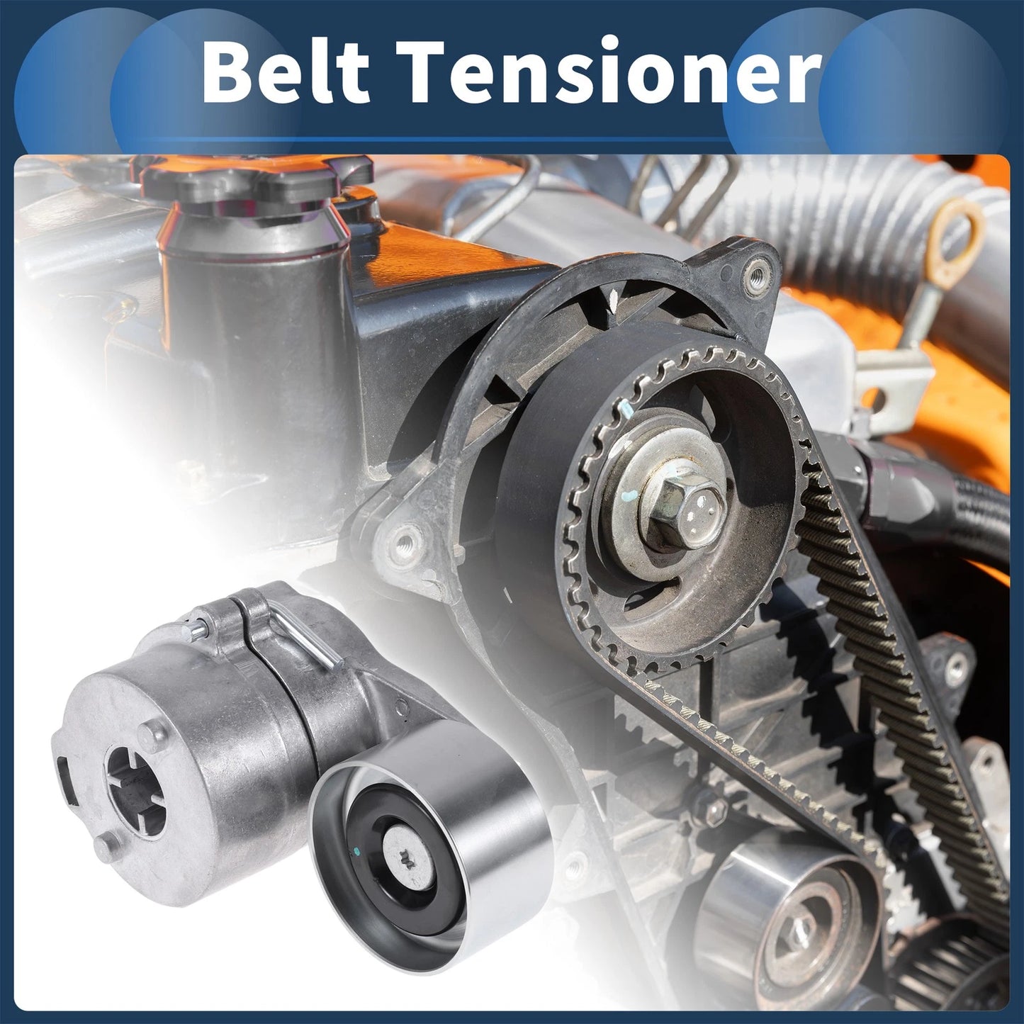 Belt Tensioner for Volvo D6D D7D EC210 EC240 EC290 (20554253) Metal 1 Pc