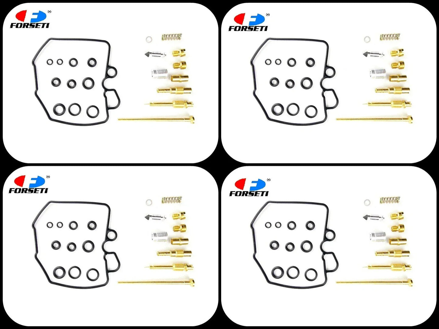 Carburetor Repair Kit for Honda CB750 KZ DOHC (1979) - 4 x Rebuild Parts