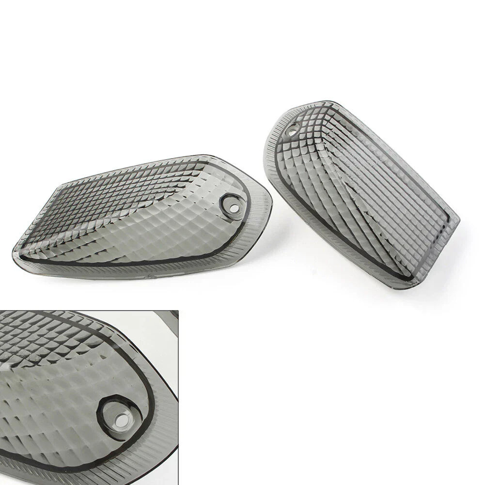 Rear Turn Signal Light Lens Smoke for KAWASAKI ZZR400 600 (1990-1992)