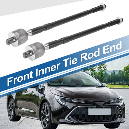 2 x Front Inner Tie Rod End Links for Toyota RAV4, Corolla, Chevrolet Prizm