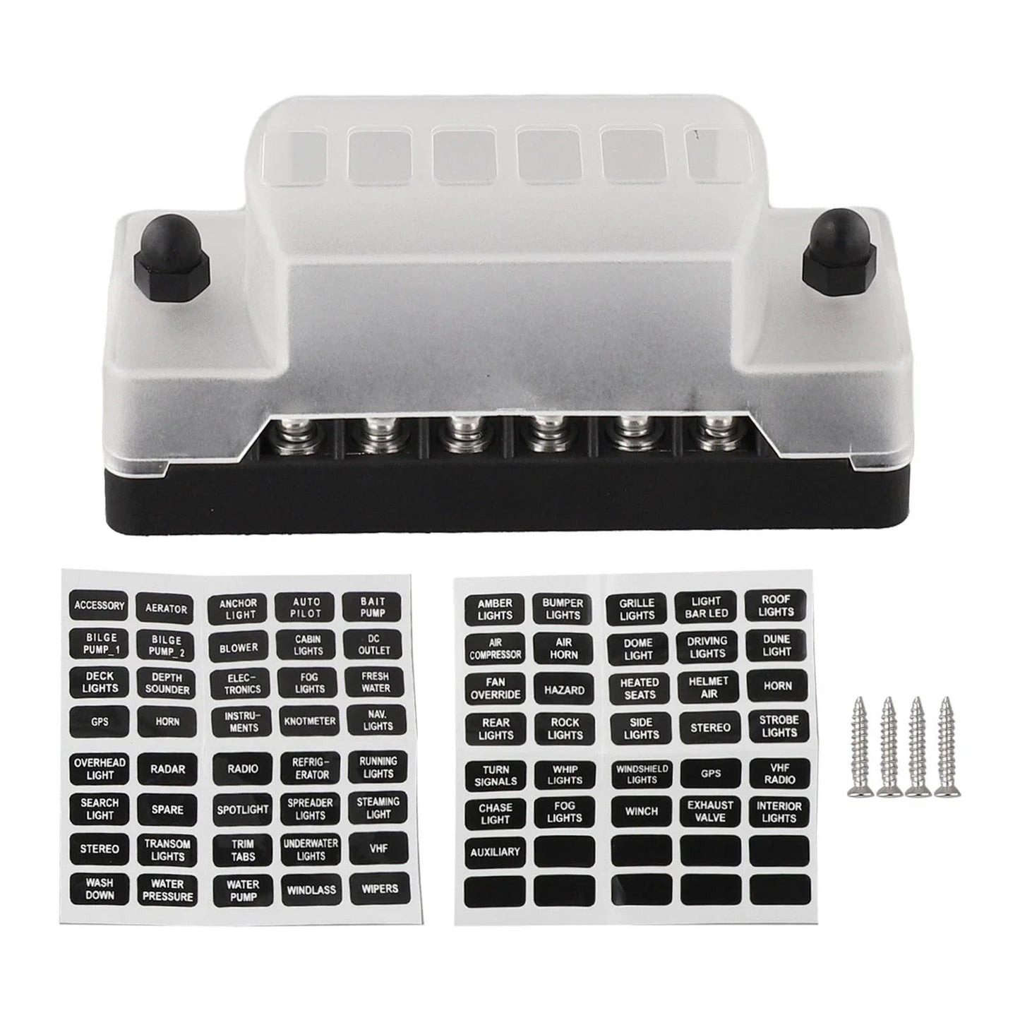 Flame retardant fuse holder for cars and boats