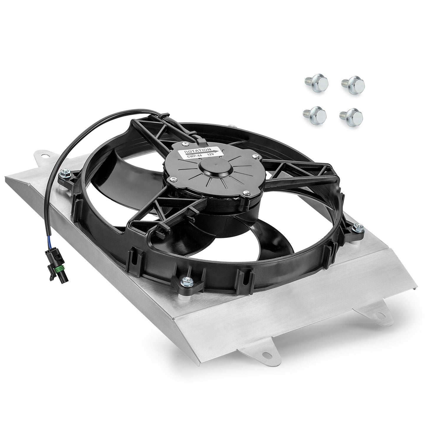 Radiator Cooling Fan with Shroud for Polaris Ranger 700 800 900 (2006–2019)