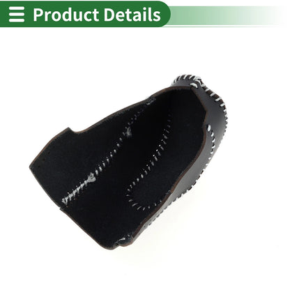 Gear Shift Knob Cover for Subaru Forester (2018–2023) Black Grey Faux Leather