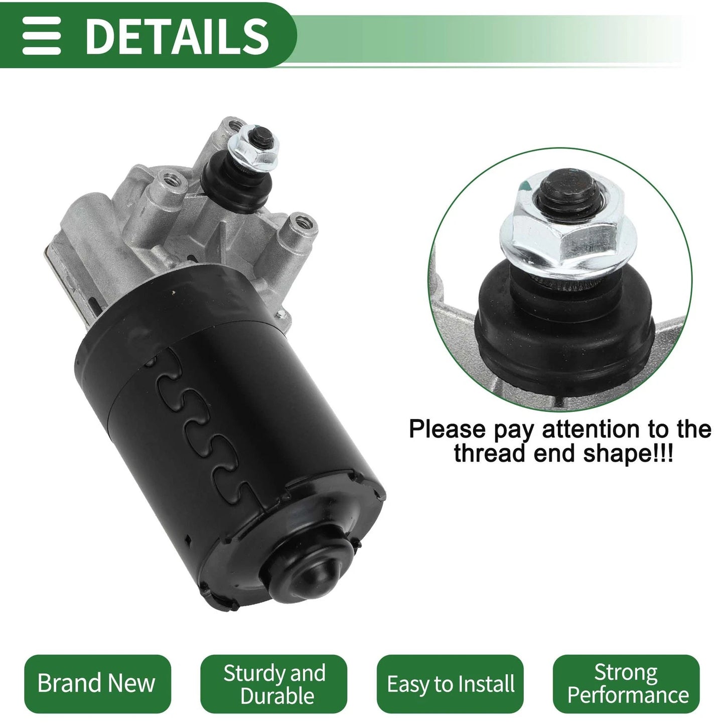 Front Windshield Wiper Motor for Golf (1991–2001) No. 1C1955113B/1HM955113C/535955119A