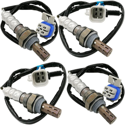Set of 4 Oxygen Sensors for GMC Yukon (2008–2014) & Chevy Silverado 1500 (2007–2013)