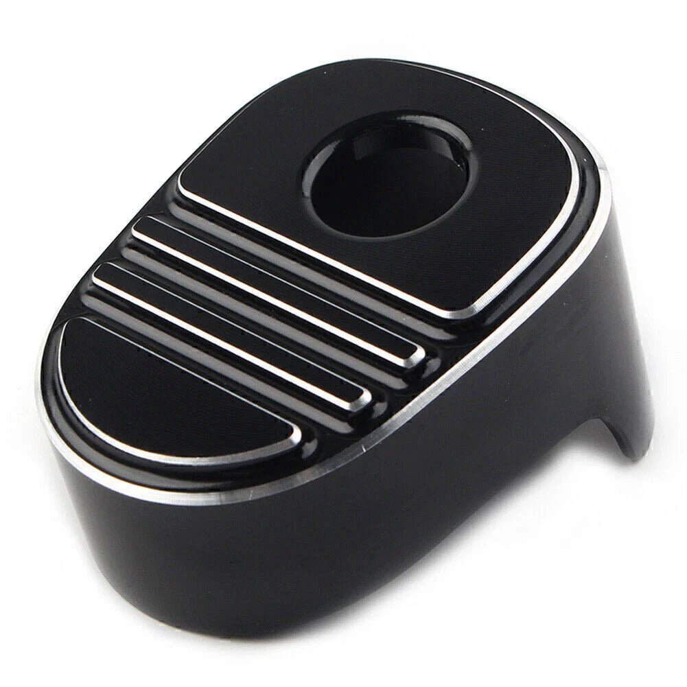 Tri-Line Black Ignition Switch Cover for Harley Touring Bagger FLH (2014-2022)