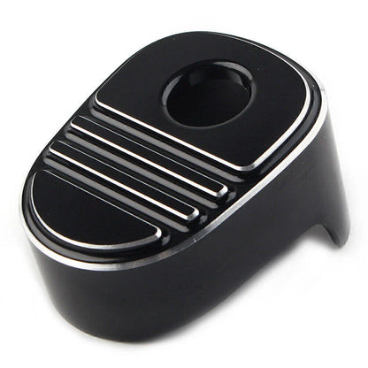 Tri-Line Black Ignition Switch Cover for Harley Touring Bagger FLH (2014-2022)