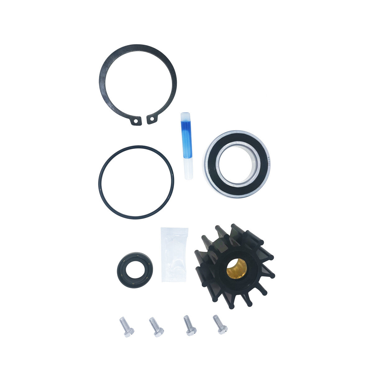 Impeller Repair Kit for Volvo Penta Raw Water Pump (Year Range Not Specified)