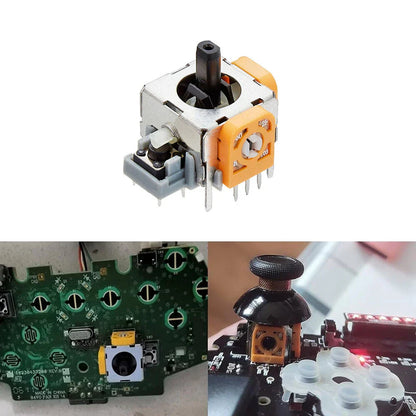 5 Pcs Joystick Parts for Xbox 360, PS2, PS3 Wireless Controller
