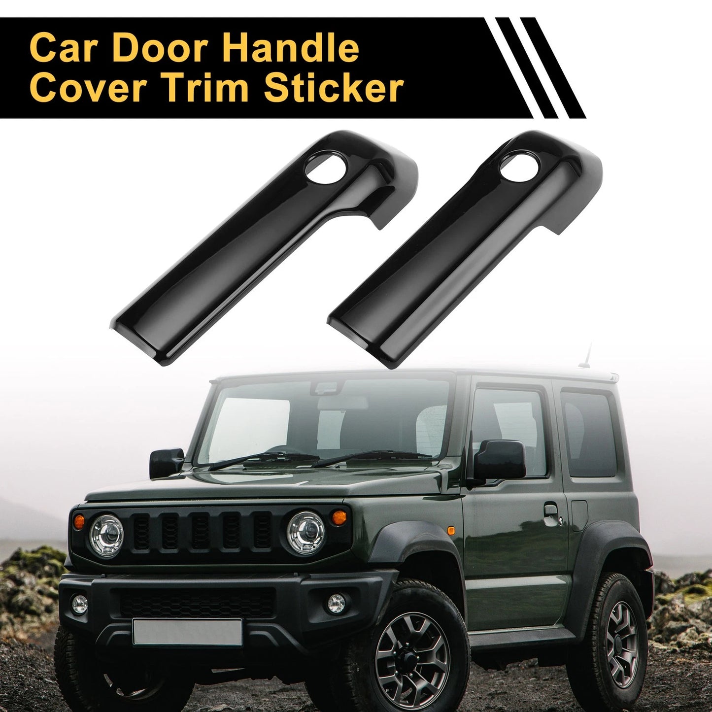 2X Car Door Bowl Handle Trim for Suzuki Jimny (2018–2023)