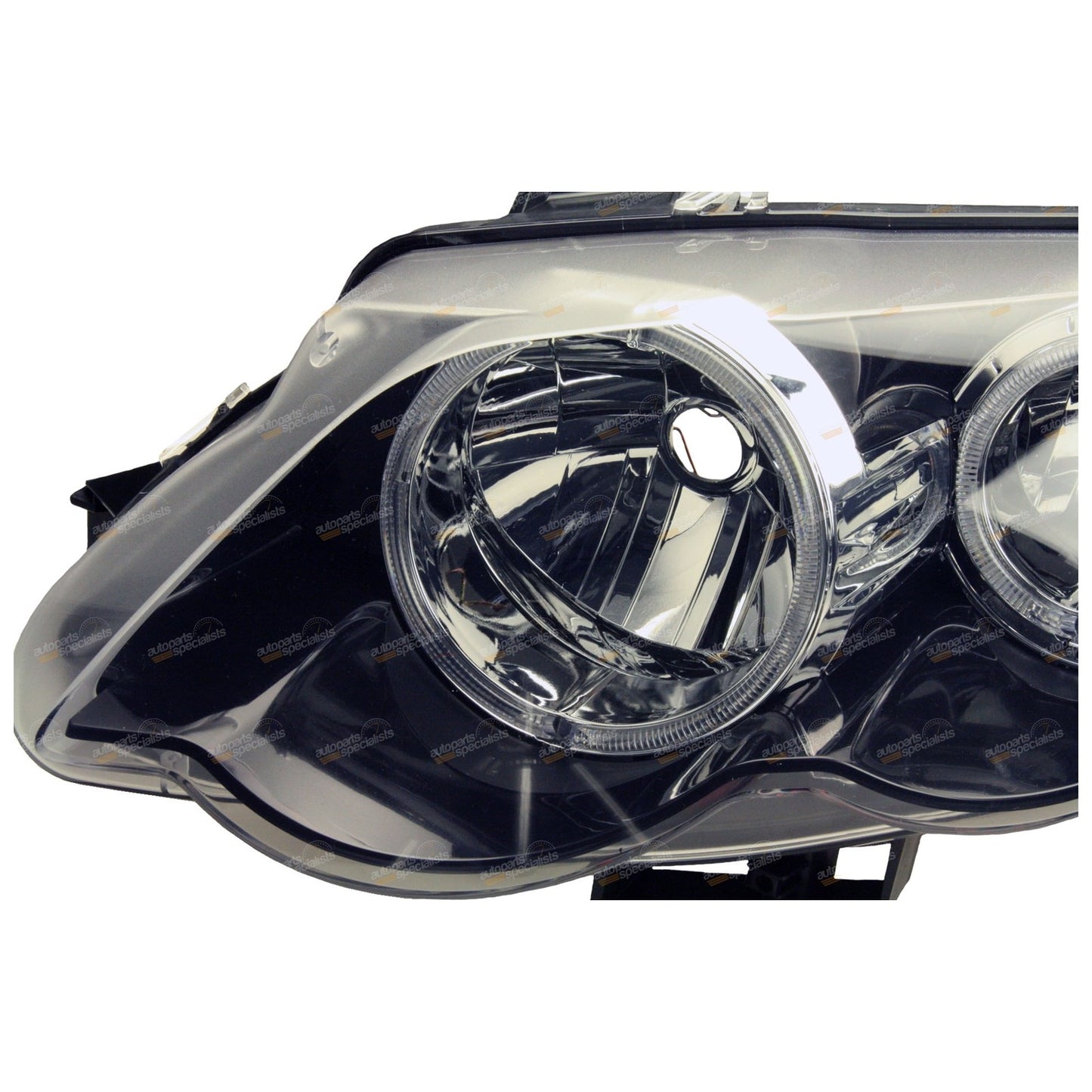 LH Black Angel Eyes Headlight for Ford FG Falcon XR6 XR8 (2008)