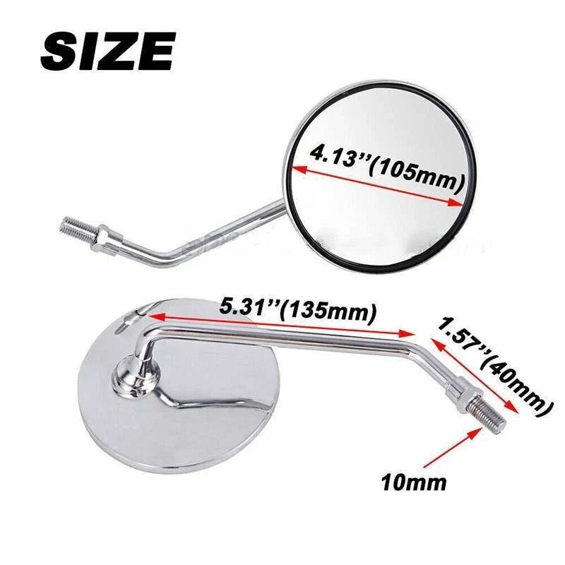 Rear View Mirrors  for Honda CB650 CB750A CB750F CB750K (1971-1982)