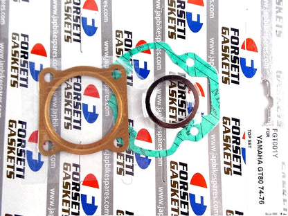 Yamaha TY80 74-75 47mm Top End Kit Piston Rings Pin Clips Gasket