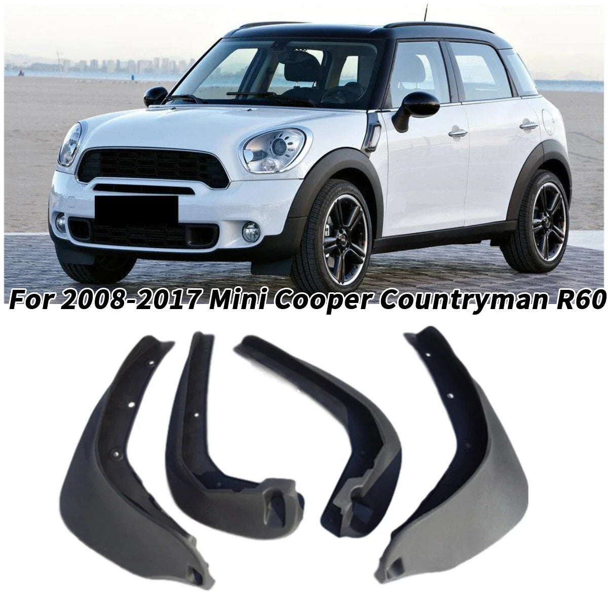 Splash Mud Flaps Guard Mudguards Fender for Mini Cooper Countryman (2008–2017)